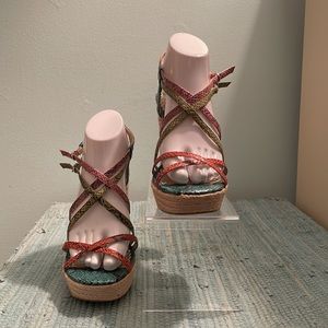 Lulu Townsend platform sandal Multicolor. Size 7.5